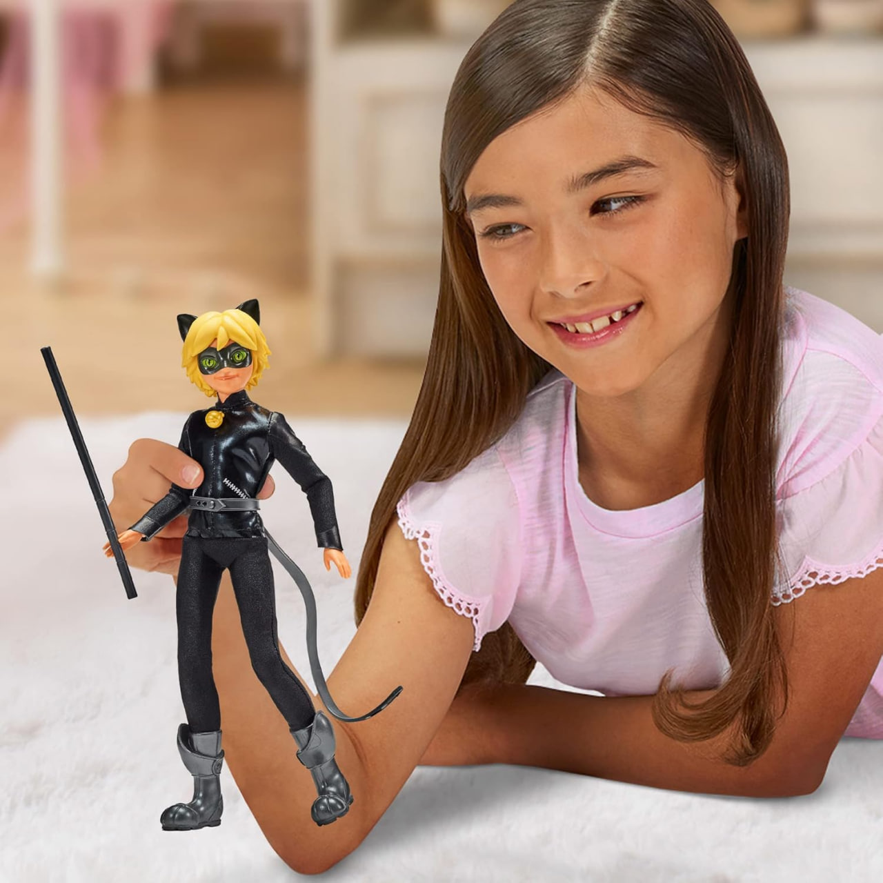 Эксклюзивная Кукла Miraculous Супер Кот Нуар Адриан Агрест Miraculous Ladybug Noir Movie