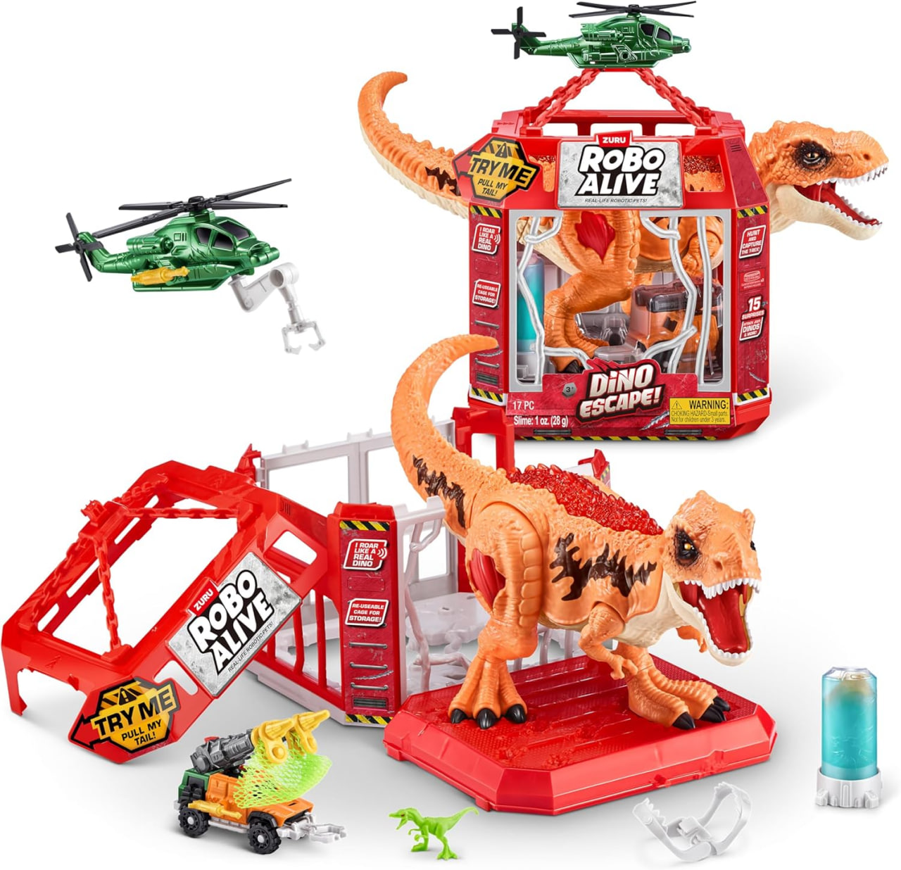 Интерактивный игровой набор Побег Динозавра Dino Escape Robo Alive Zuru