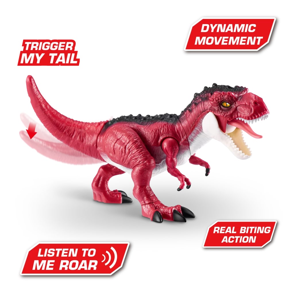 Набор из 2-х интерактивных динозавров Robo Alive Dino Action от ZURU