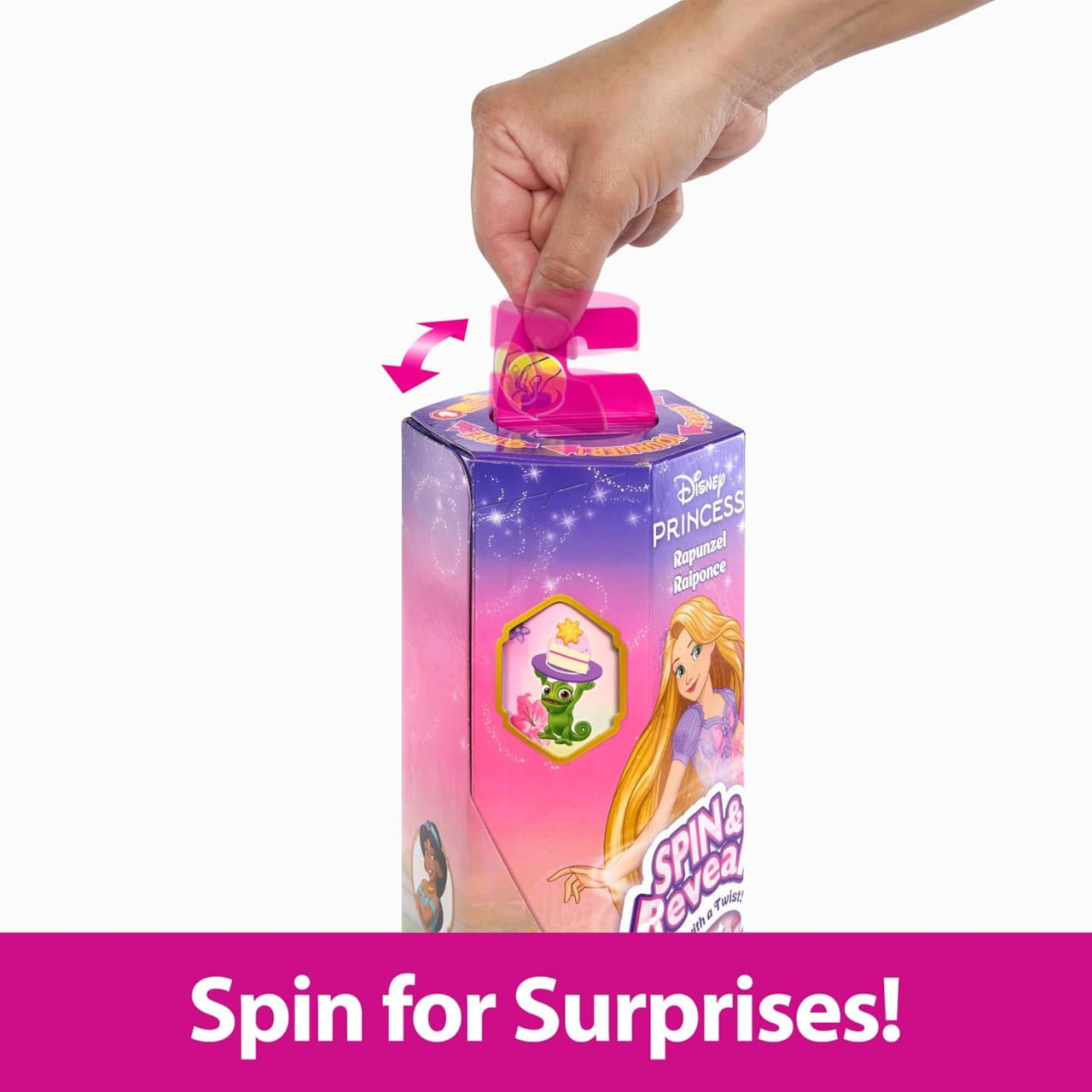 Кукла и аксессуары Disney Princess Spin & Reveal Рапунцель с 11 сюрпризами